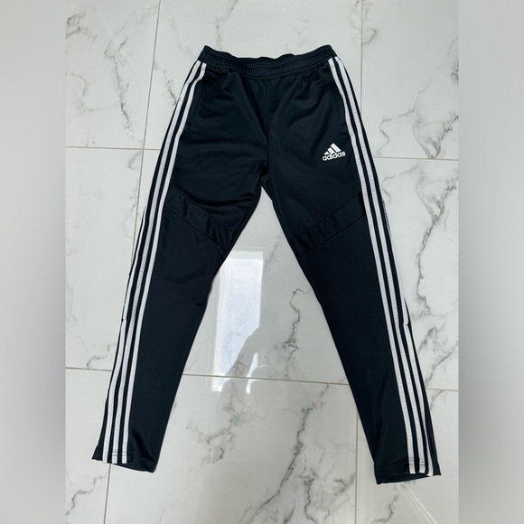 Adidas youth large tiro soccer pants charcoal, gray color - Picture 2 of 9